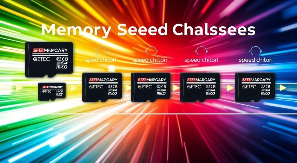 velocidade do cartão de memória velocidade do cartão de memória