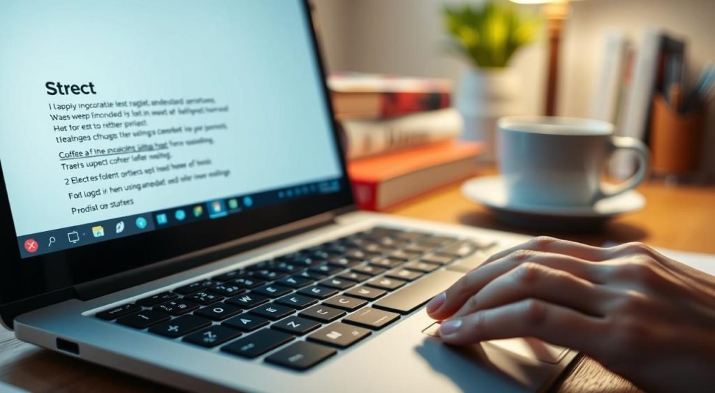 como copiar um texto no notebook