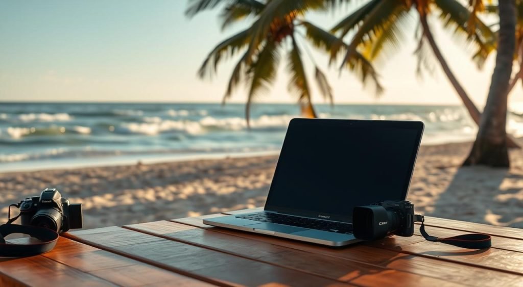 laptop nas férias