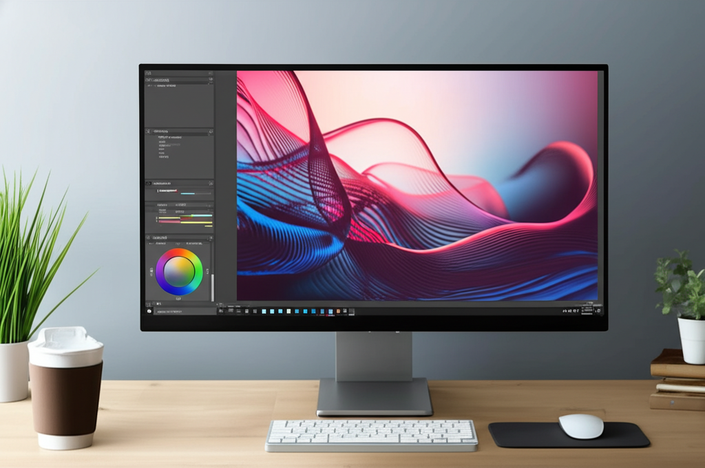 melhores monitores para designers - Ilustração detalhada sobre melhores monitores para designers