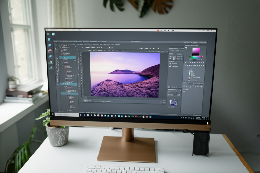 melhores monitores para designers - Principais benefícios de melhores monitores para designers ilustrados